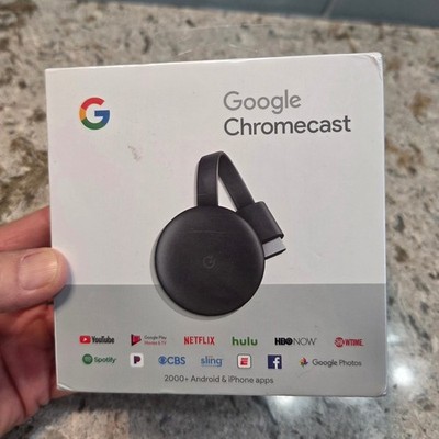 Google Chromecast 3rd Gen GA00439-US 1080p HD Streaming Media Player SEALED