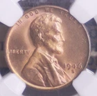 1946-S CENT - NGC MS64 RB