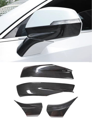 For Cadillac Xt4 2019-2023 Strip Trim Anti-scratch Carbon Fiber Rear View Mirror