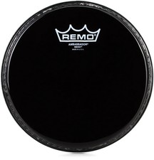 Remo Ebony Ambassador Drumhead - 8"