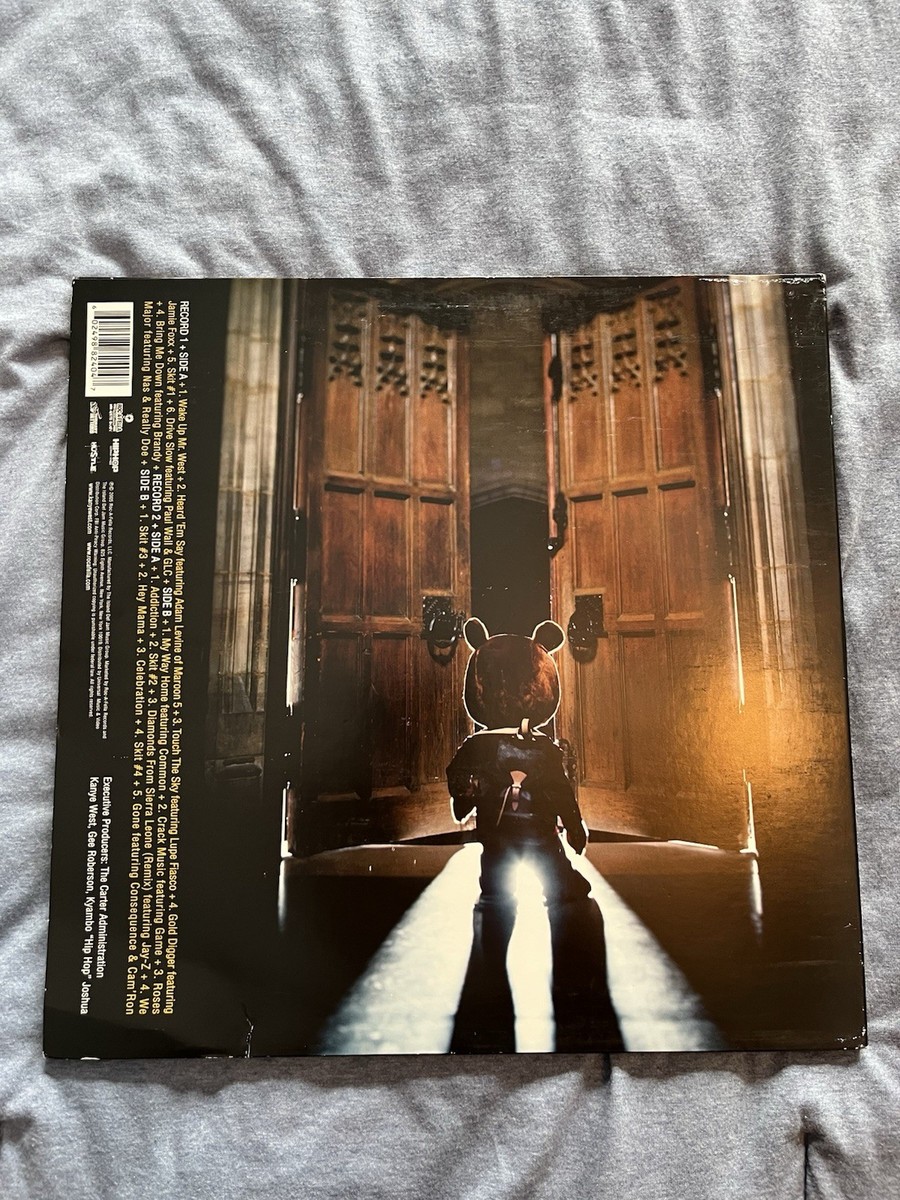 KANYE WEST LATE REGISTRATION VINYL. RARE MISPRINT ON SECOND DISC