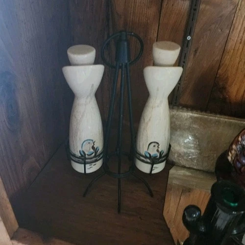 redwing Bob white Cruet Set with Stand, l