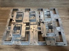 17 Pack RACO 839, Electrical Square Outlet Box Cover, 4-11/16" 1-Gang 1" Raised