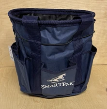 SmartPak Grooming Bag - Horse Dog Cat Animal Grooming Tote Bag - NAVY