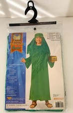 Child Biblical Times Costume GREEN WISEMAN ROBE L 12-14 NEW Religion 1pc LARGE