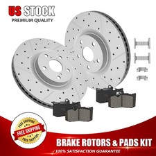 Front Brake Rotors Ceramic Pads For Lexus GS350/GS450H/IS300/IS350/RC300RC350