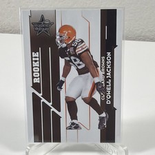 D'Qwell Jackson 2006 Leaf Rookies & Stars Rookie #106 /999 NM Card Browns. rookie card picture