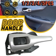 Front Or Rear Right Door Handle Fits 09-13 Toyota Corolla Blacksilver Inner1-5x Front Or Rear Right Door Handle Fits 09-13 Toyota Corolla Blacksilver Inner1-5x