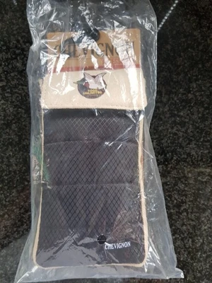 CHEVIGNON POCHETTE SACOCHE NOIRE A SCRATCH + BANDOULIERE -NEUF - Photo 1/4
