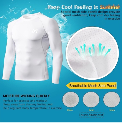 Island Green Dames/Dames Bloemen Base Layer Top (Aqua