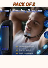 2PACK Smart Anti Snoring Device Pulse Snoring Stop Effective Solution Snore