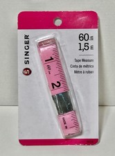 SINGER Pink Tape Measure, 60-Inch 00218 Fiberglass