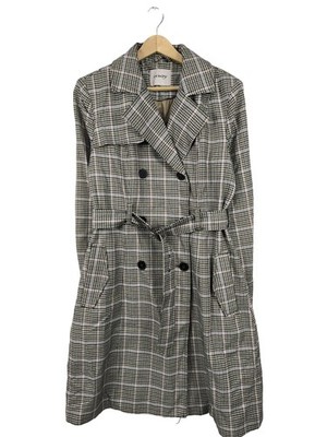 ORSAY Trenchcoat Damen Mantel Gr. DE 38 hellgrau Casual-Look