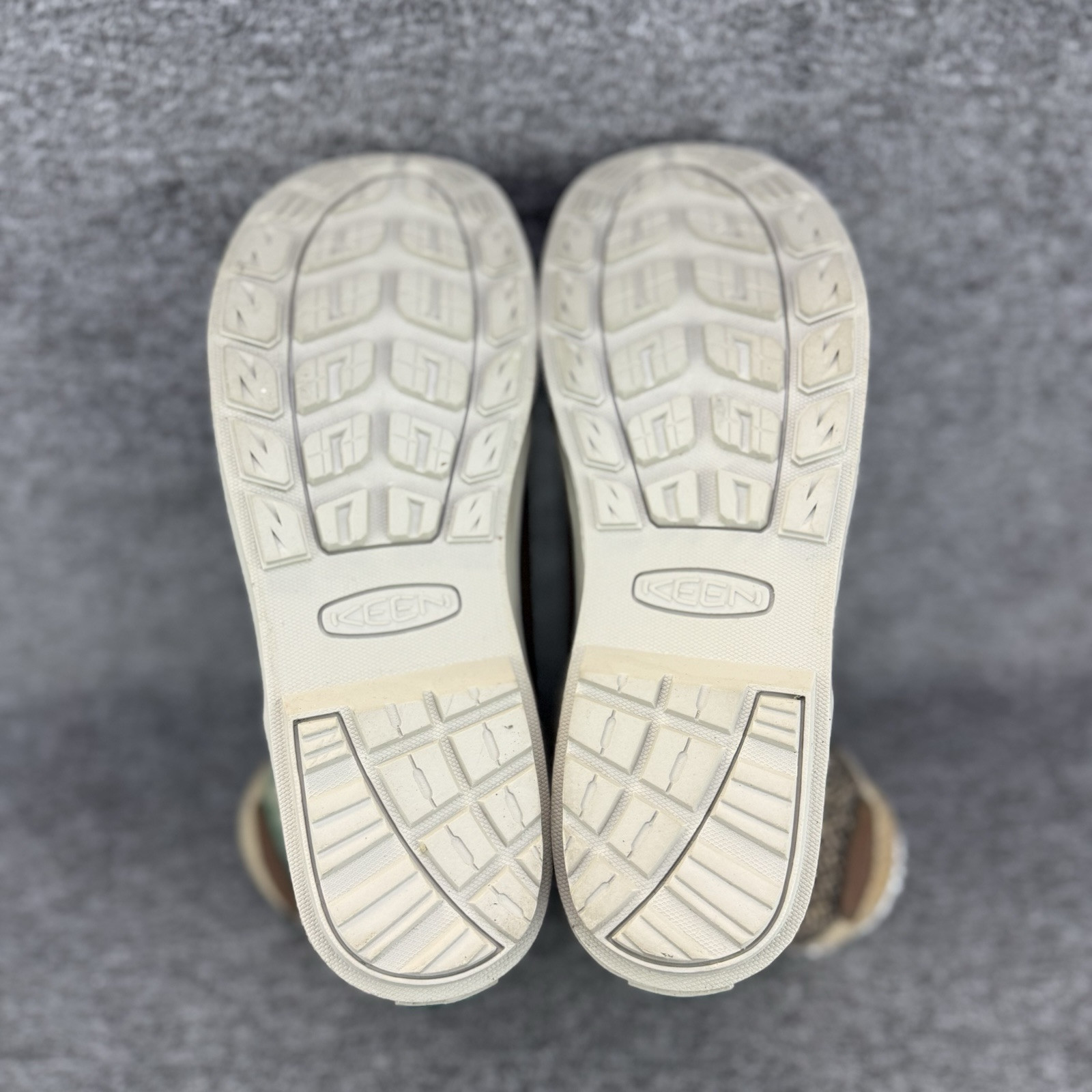 ✅Stivale Keen Elsa Rigato Donna 9 5 Pelle Marrone Impermeabile Sherpa Isolato