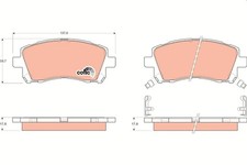Bremsbelagsatz Vorne für Forester SF Impreza Coupe GFC Station Wagon GF 95-09