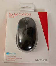 Microsoft Sculpt Comfort Mouse P5L/JSF6 New Windows Bluetooth 4 Way Scroll WHL