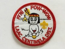 1978 Los Angeles Area Council Centinela District POW Wow patch