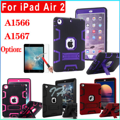 For  iPad Air 2 9.7' ShockProof Military Heavy Duty Case / Screen Protector