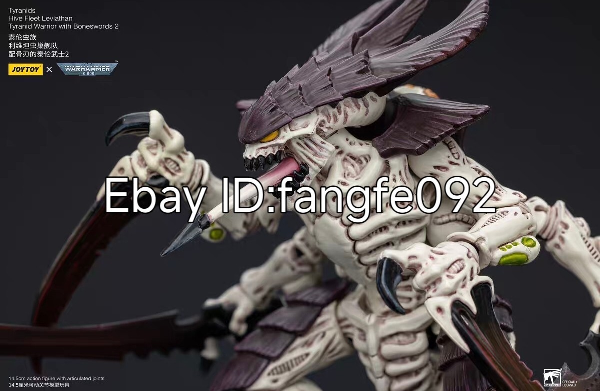 Joytoy Warhammer 40K Tyranid Hive Fleet Leviathan Tyranid Warrior With Bone Swords V2