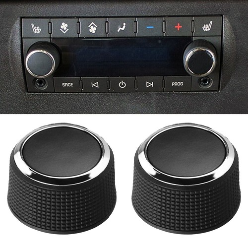 22912547 Rear Radio Volume Control Knob Pair Chrome FOR Buick Cadillac Chevy GMC - Bild 12 von 13