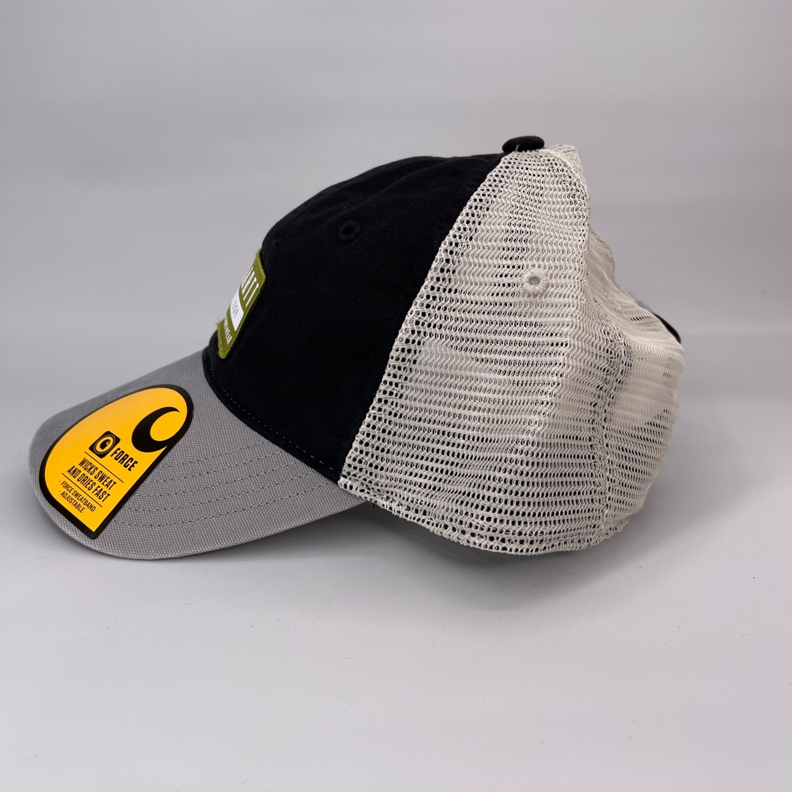 CARHARTT Women's Hat Cap Gray Mesh Trucker Snapback Sweatband Adjustable thumbnail 2