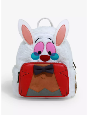 Disney Loungefly White Rabbit Mini Backpack Alice in Wonderland