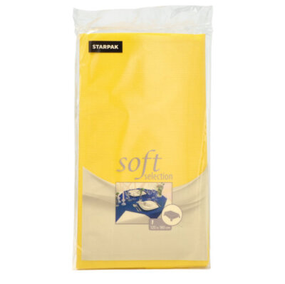 10 gelbe Tischdecke Vlies ''soft selection'' 120 cm x 180 cm Papstar