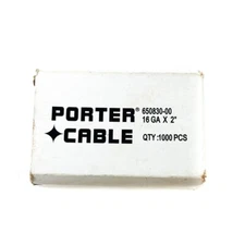 325 pcs Porter-Cable 650830-00 Galvanized Steel 16 Ga. Straight Finish Nail 2-in