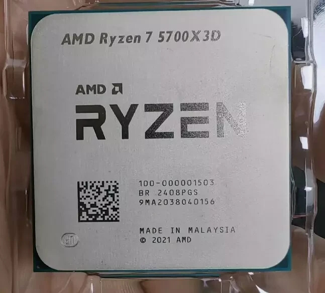 New AMD Ryzen 7 R7 5700X3D CPU Processor 3.0GHz PC Gaming New AMD Ryzen 7 R7 5700X3D CPU Processor 3.0GHz PC Gaming