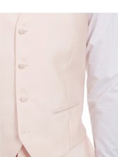 Alfani Men's Slim-Fit Stretch Pink Solid Tuxedo Vest Size S or XL