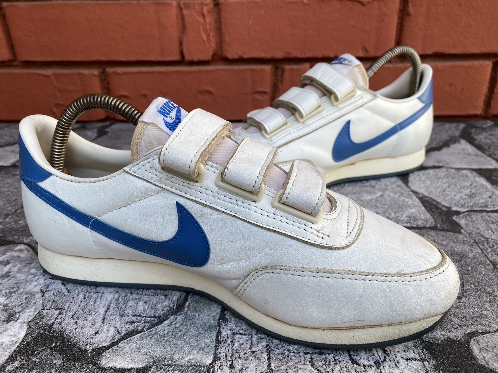 Vintage Nike Sneaker Swoosh Made In Taiwan White Shoe… Gem