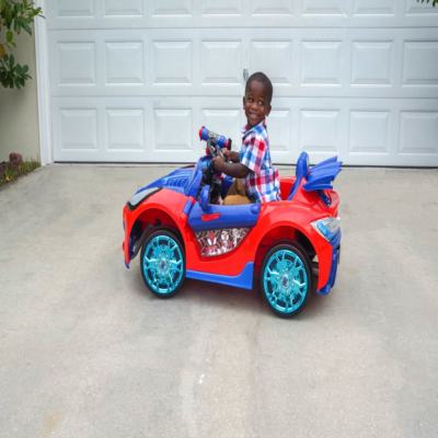 Kids Spider-Man Superhero Battery-Powered Vehicle w/ Authentic