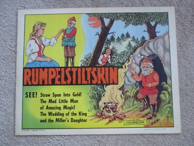 RUMPELSTILTSKIN ORIGINAL 1965 HLF SHT MOVIE POSTER RLD WERNER KRUGER EX