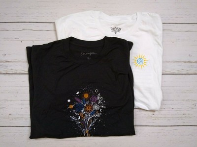 bundle of black shirts