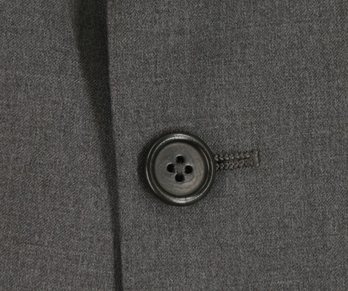 Men's 40 R Dei Giovani REDA 1865 Grey Cashmere & Wool Surgeon Cuffs Italy Suit - Imagen 3 de 13