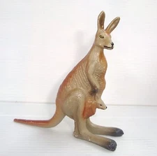 Vintage Durso Elastolin Lineol Hausser Animal Figurine: Kangaroo