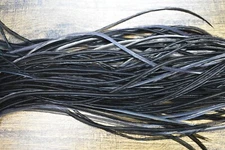 Full or Half  Set Sized DYED BLACK  Dry Fly Rooster Saddle Feathers Fly Tying