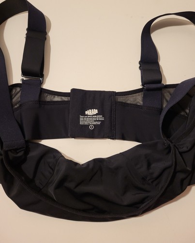Parade Scoop Donna Senza Fili Nero Bralette Taglia 1 Nuovo Senza Etichetta - Foto 4 di 8