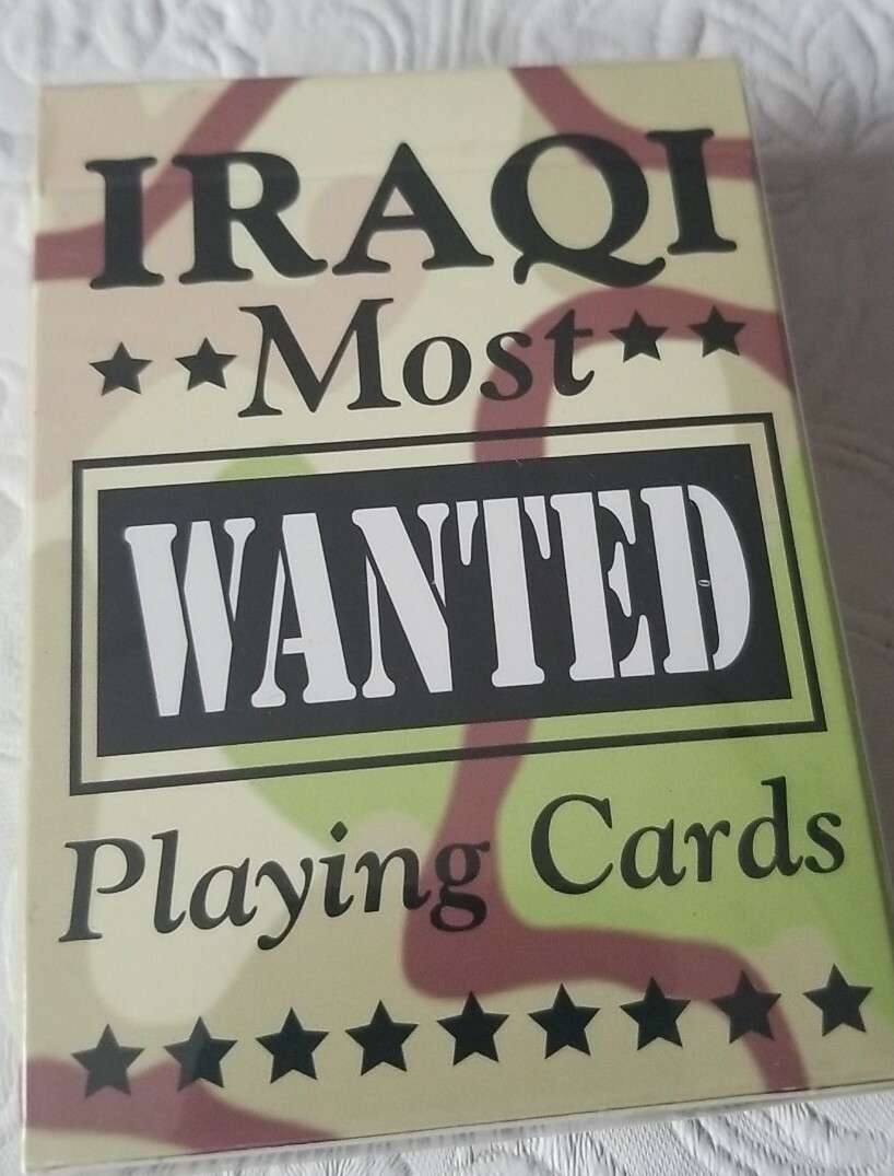 Iraqi Most Wanted Playing Cards NEW SEALED | eBay