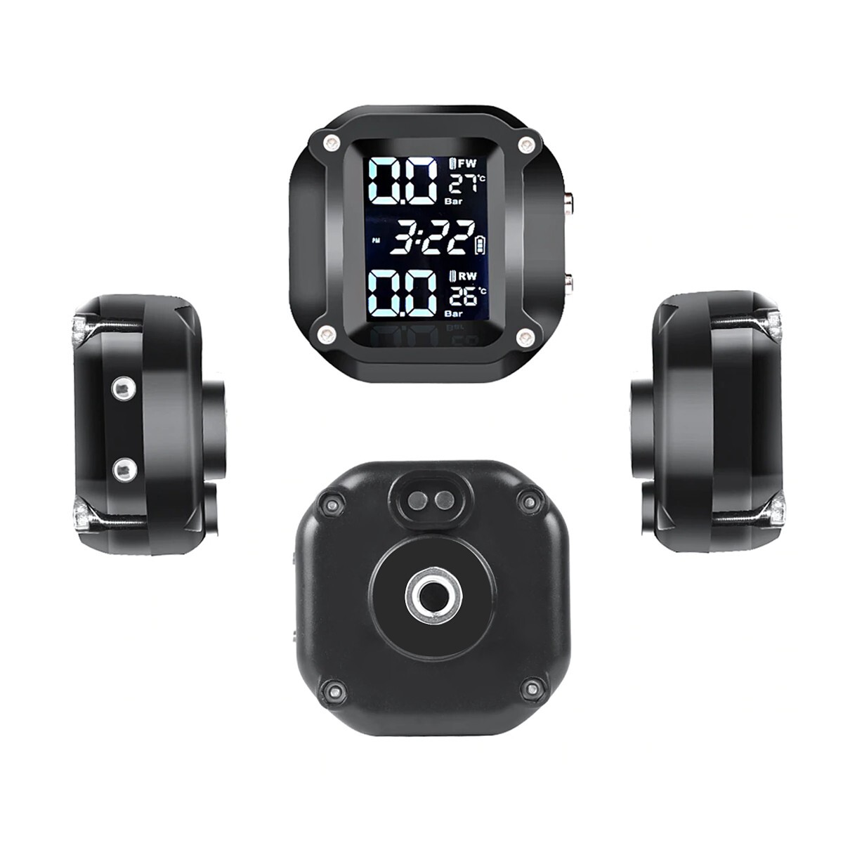 Manomètre digital RM1 Tourtecs avec compresseur MK1 12V noir - 3
