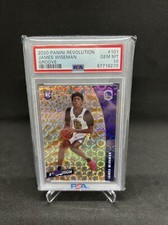 2020 Panini Revolution James Wiseman #101 Groove PSA 10 GEM MINT