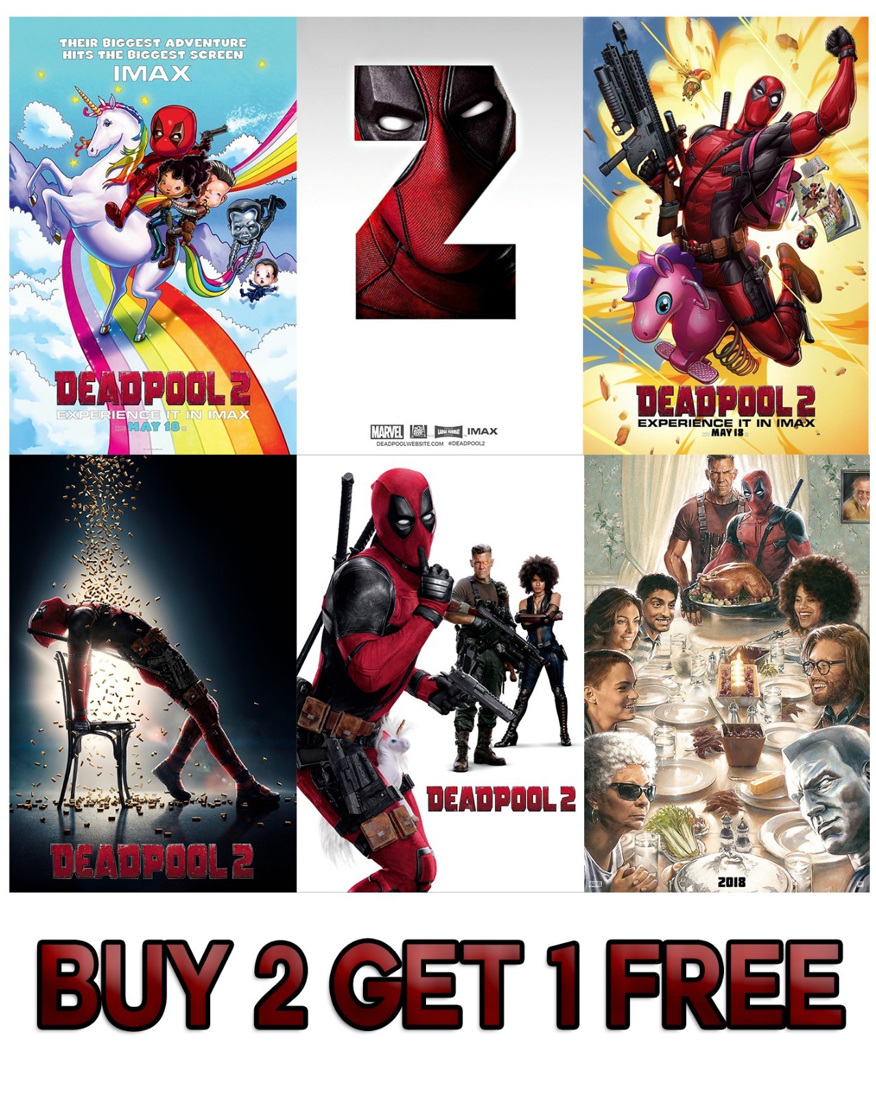 Deadpool 2 Movie Poster Print Wall Art A3 Marvel Films Superhero Comics Ebay