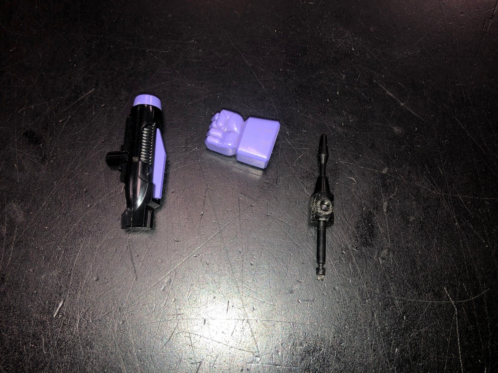 Vintage G1 Transformers 1984 Skywarp Parts LOT Right Fist Long Missile Launcher