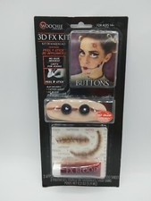 Woochie 3D FX Kit - Professional Quality Halloween Costume Makeup - Buttons