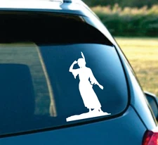 Indian on Horse Native American Vinyl Decal Your Color Choice Sticker