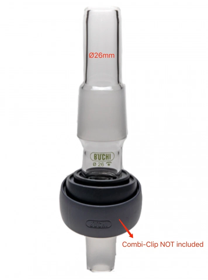 BUCHI 11062186 Vapor duct 29/32 without Combi-Clip, Ø26 Rotavapor R210/R215/R300 - Image 2 of 2