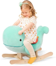 toys- Whale Rocker - Echo- Whale Rocking Toy – Wooden Ride-On – Classic Toys