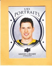 SIDNEY CROSBY 2018-19 UPPER DECK UD PORTRAITS #P-39 PITTSBURGH PENGUINS NM-MT