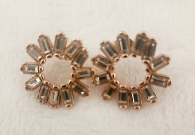 Mellisa Lovy Stella Stud Earrings Rose Gold Plated with Crystals Sold Out Online