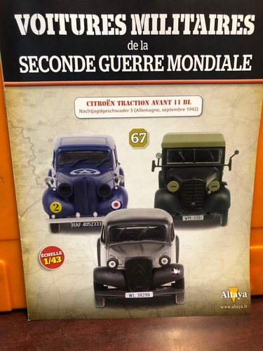 VEHICULE MILITAIRE N°11 CITROEN TYPE 23 FRANCE 1940 EAGLEMOSS 1:43